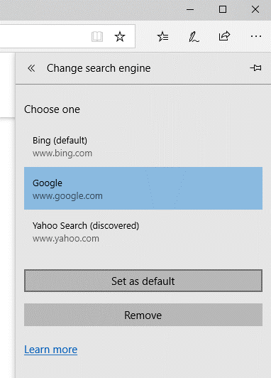 بهترین روش تغییر موتور جستجو