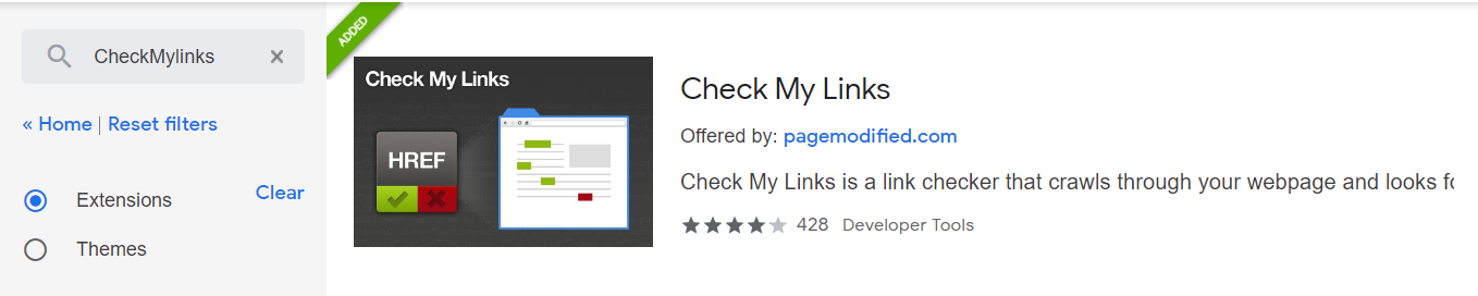 CheckMylinks - افزونه بررسی لینک