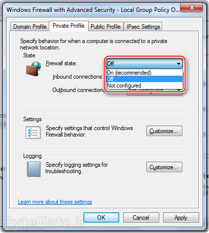 Disable or Enable windows Firewall 13