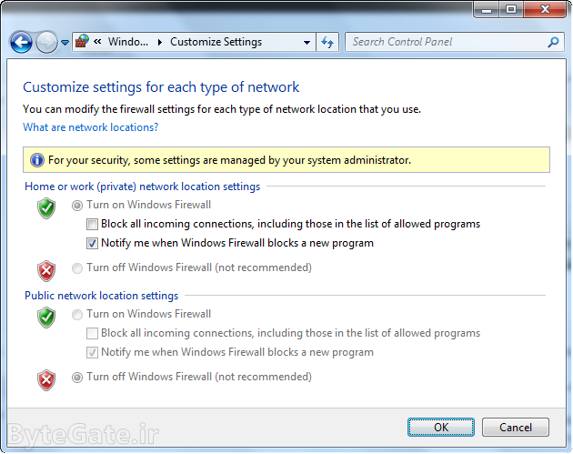 Disable or Enable windows Firewall 14