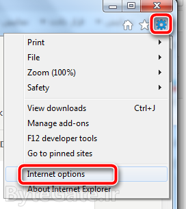 IE Internet Options