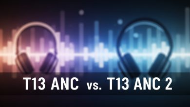 مقایسه هندزفری بی سیم کیو سی وای T13 ANC با T13 ANC 2