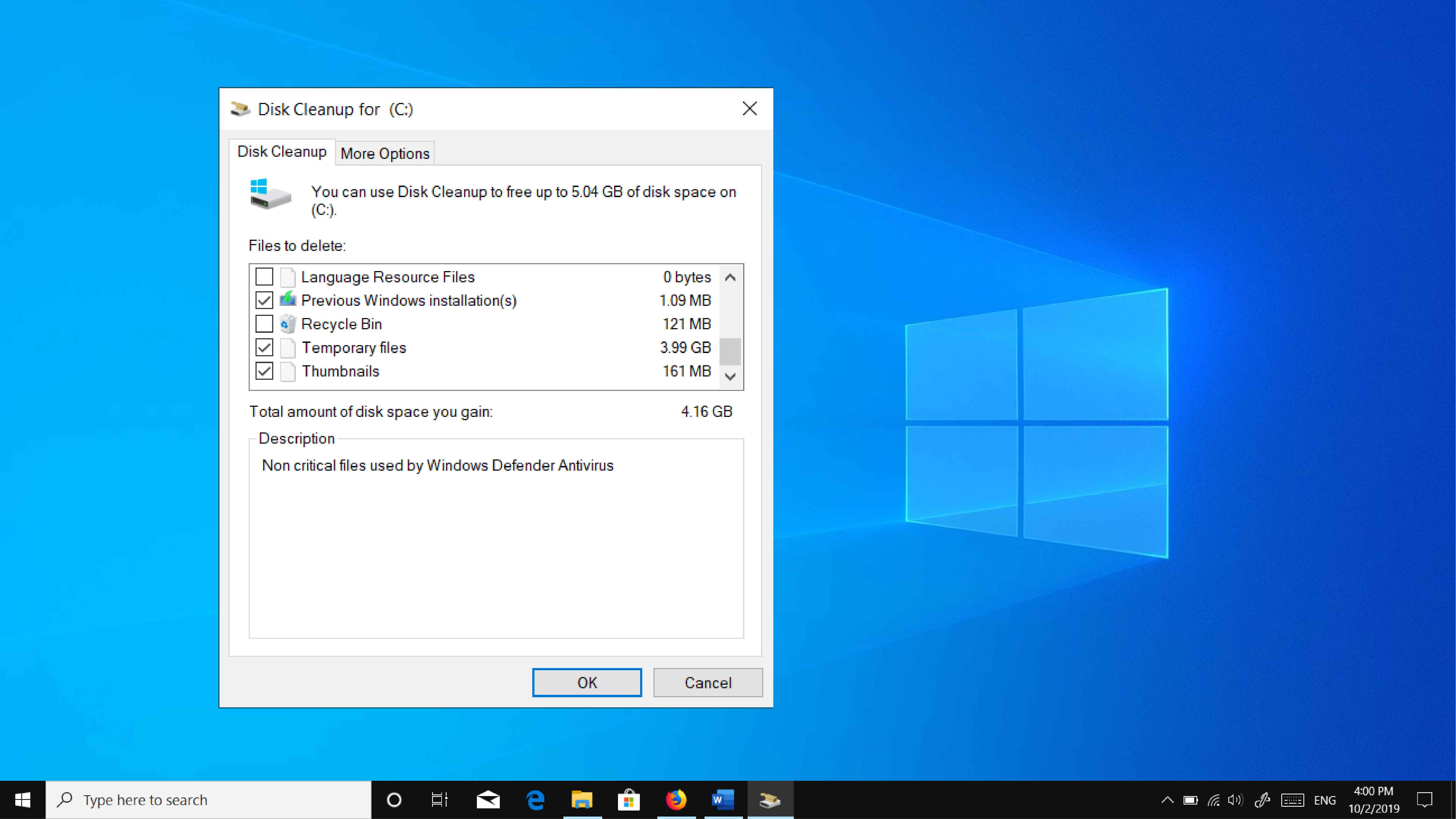 disk cleanup software for windows 10