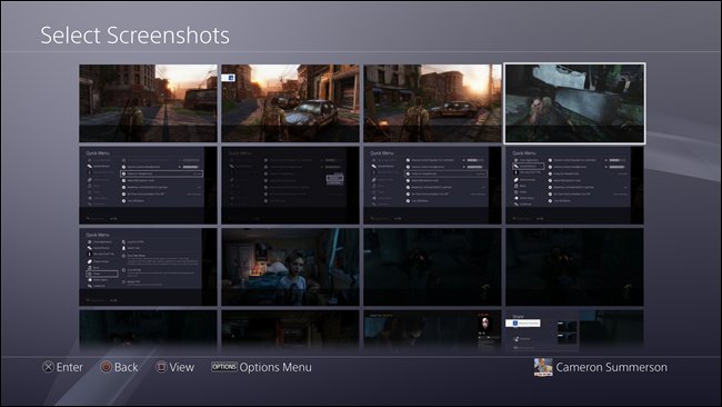 ps4-menu-select screenshots