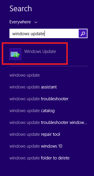 windows update.